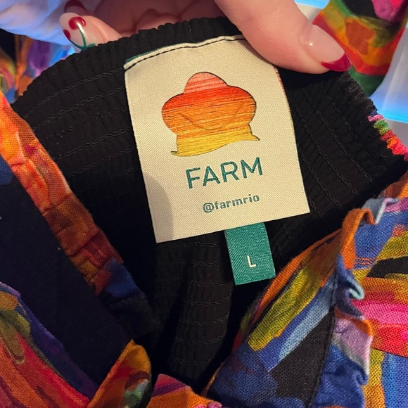 Farm Rio Colorful Abstract Print Dress - Picture 4 of 4